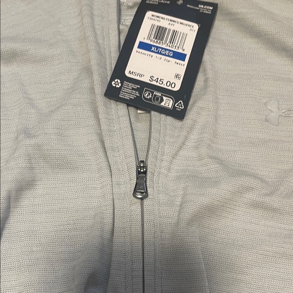 Under Armour UA tech Gray Quarter Zip Top new size XL - Picture 6 of 6